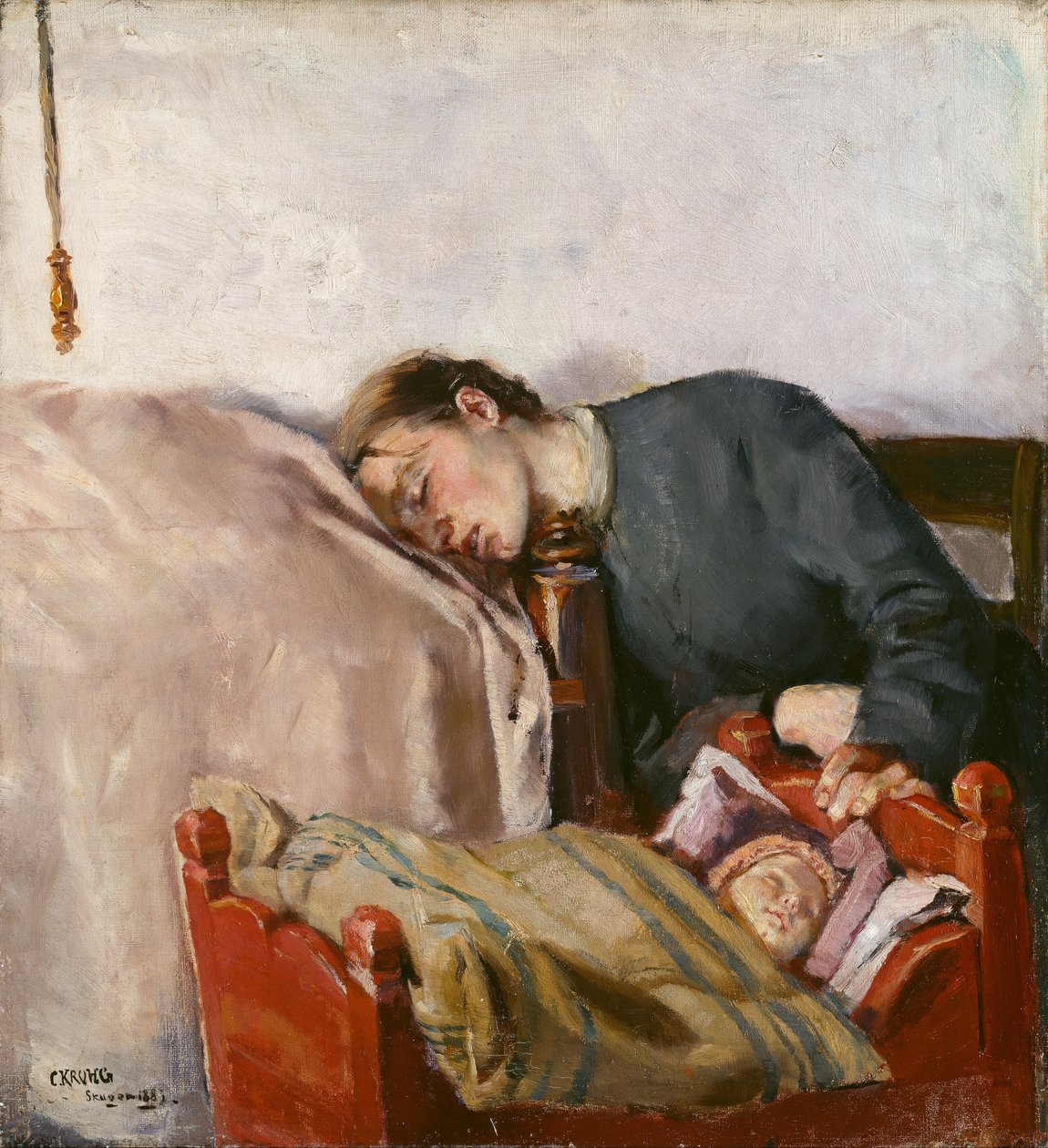 Äiti ja lapsi tekijältä Christian Krohg