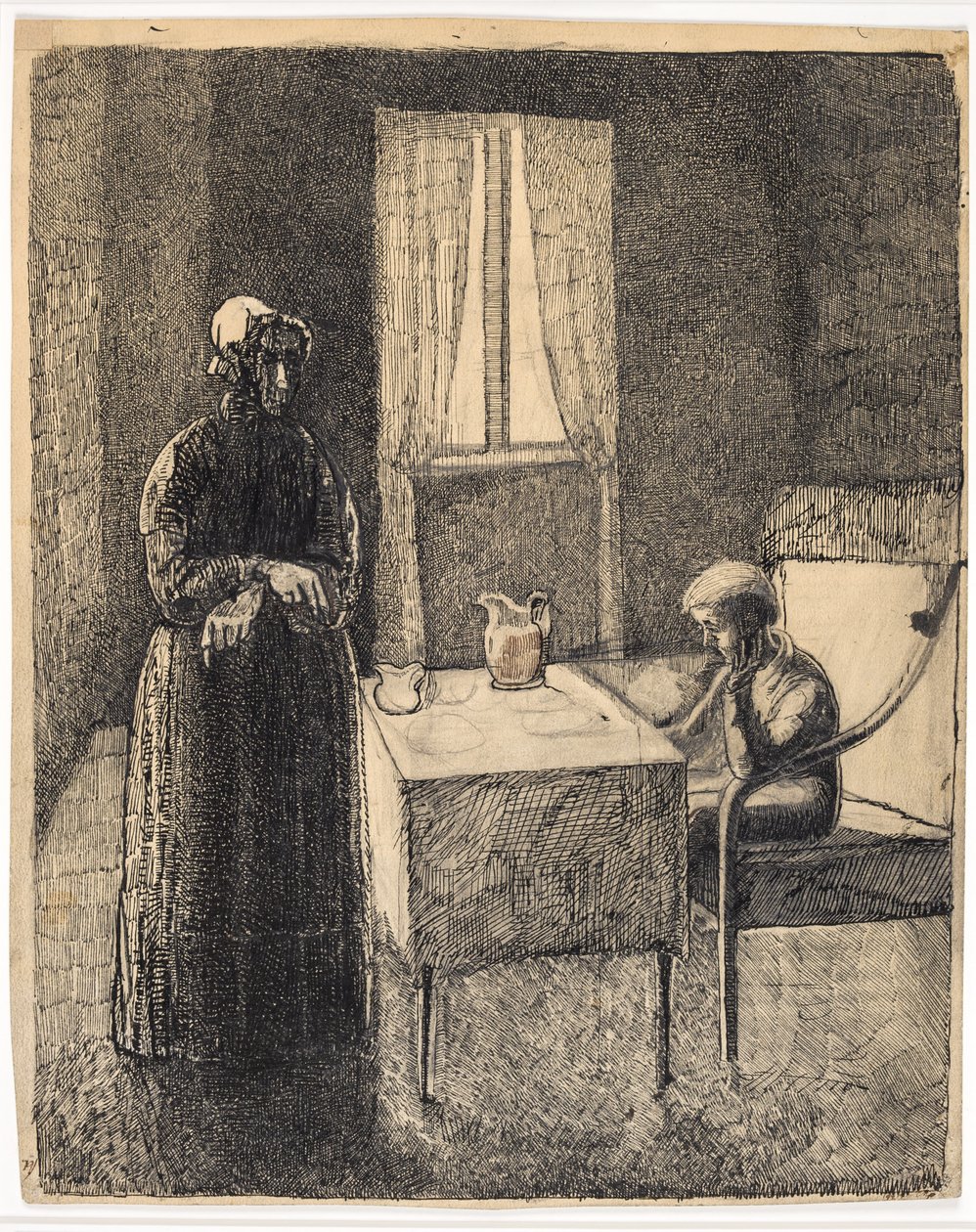 Escena de David Copperfield (?)finlandès tekijältä Christian Kongstad Petersen