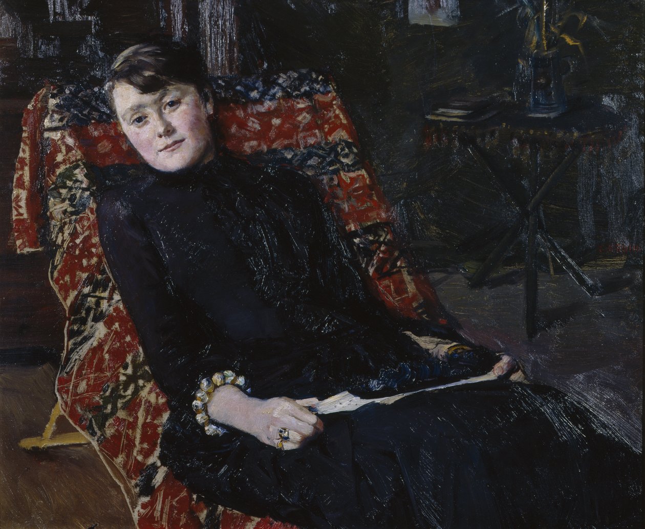 Näyttelijä Constance Brown tekijältä Christian Krohg