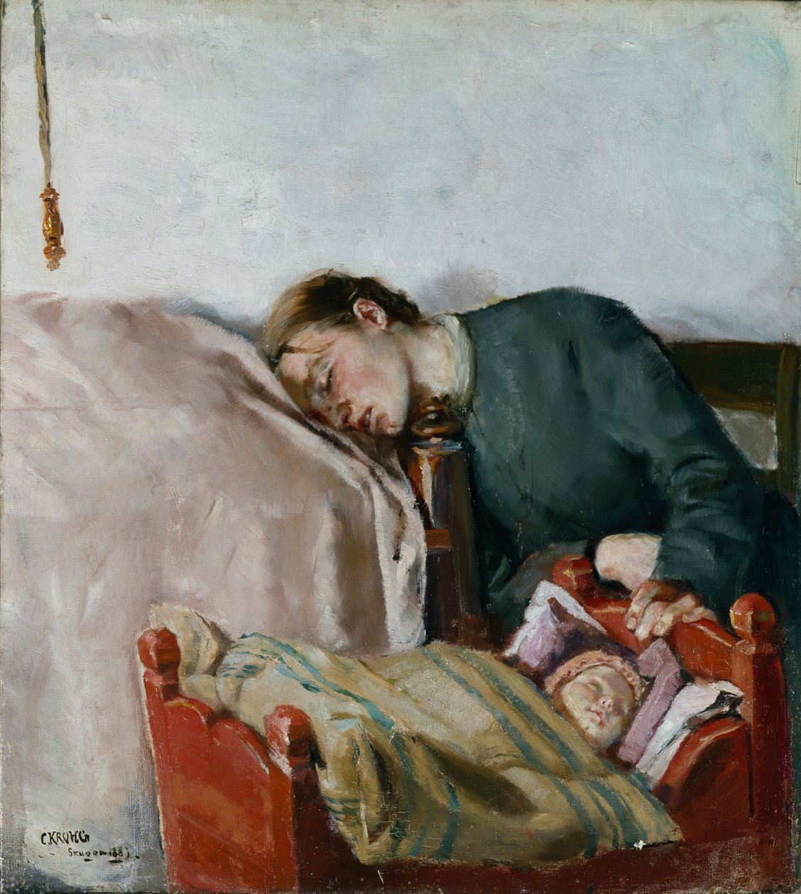 Äiti ja lapsi tekijältä Christian Krohg