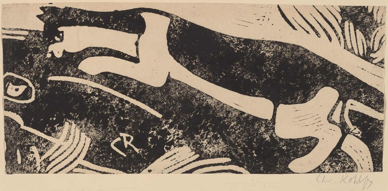 Kissa ja hiiri, 1912-1913. tekijältä Christian Rohlfs