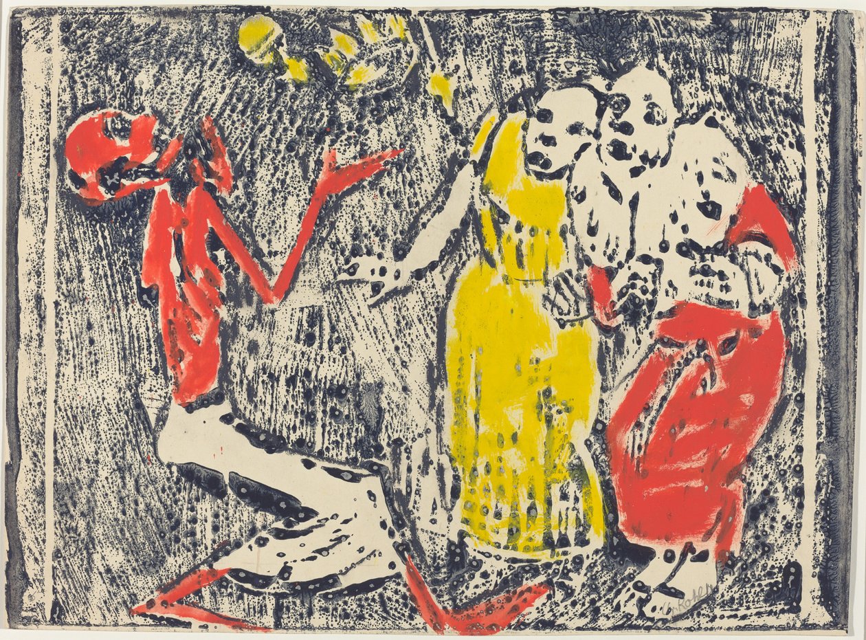 Kuolema jonglöörinä, 19181919. tekijältä Christian Rohlfs