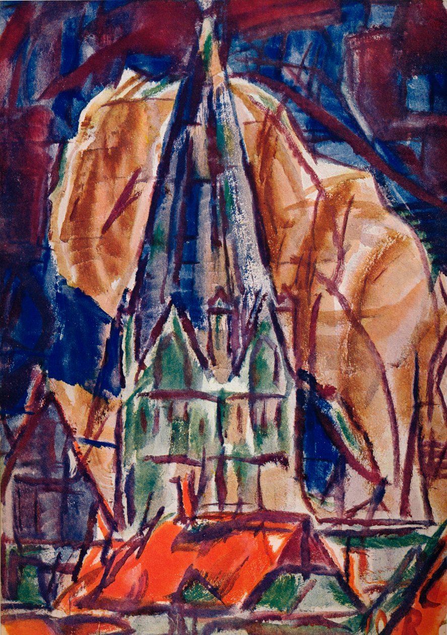 St. Patrokus in Soest, c1912 tekijältä Christian Rohlfs