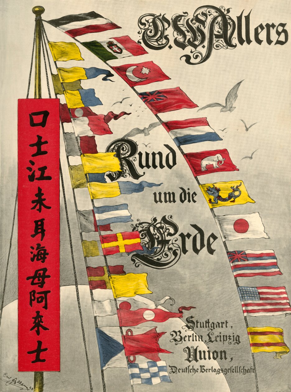 Kansainväliset merenkulun merkkiliput, 1898. tekijältä Christian Wilhelm Allers