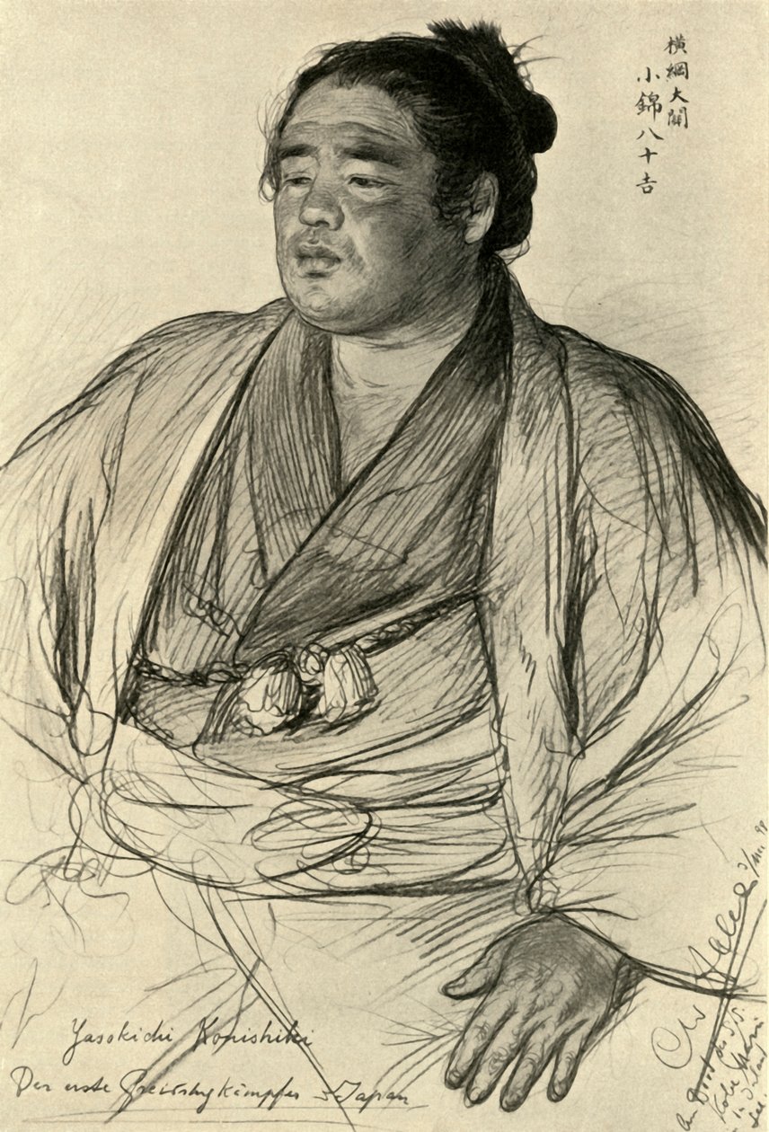 Konishiki Yasokichi, 1898. tekijältä Christian Wilhelm Allers