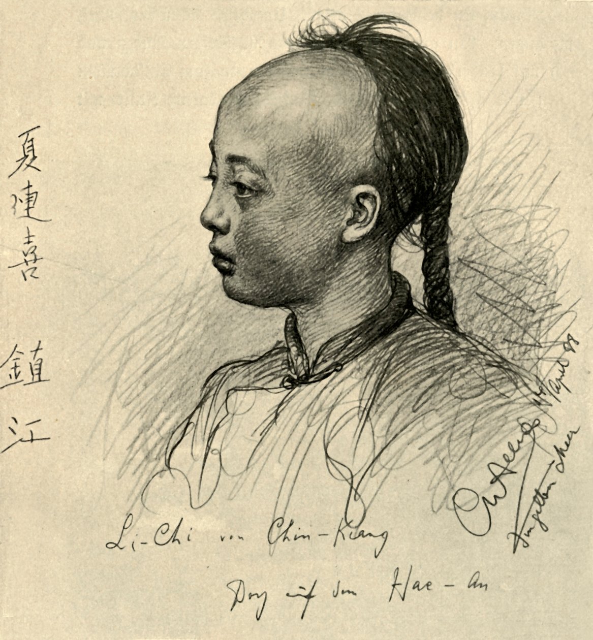 Li-Chi Chinkiangista, Kiinasta, 1898. tekijältä Christian Wilhelm Allers