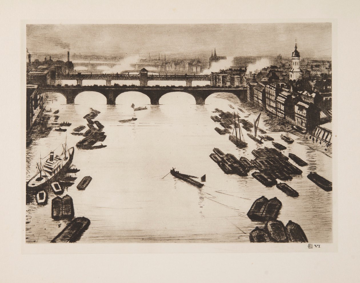 London Bridges, pubi. 1924. tekijältä Christopher Richard Wynne Nevinson