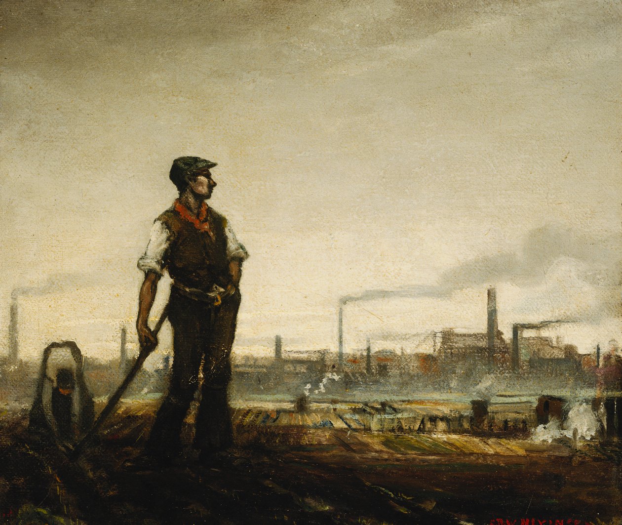 Kiinteistöt, East Ham, tekijältä Christopher Richard Wynne Nevinson