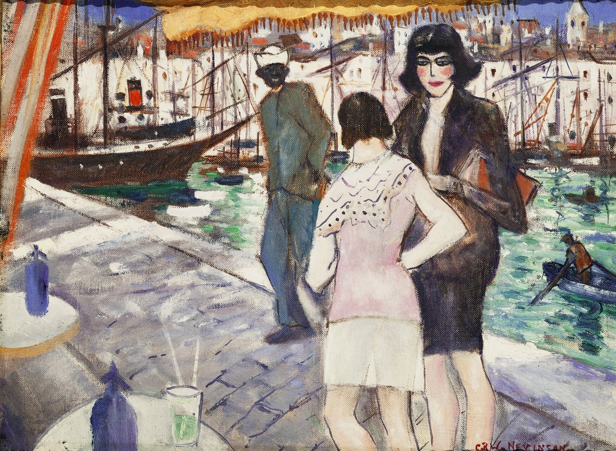 Laiturin varrella, tekijältä Christopher Richard Wynne Nevinson