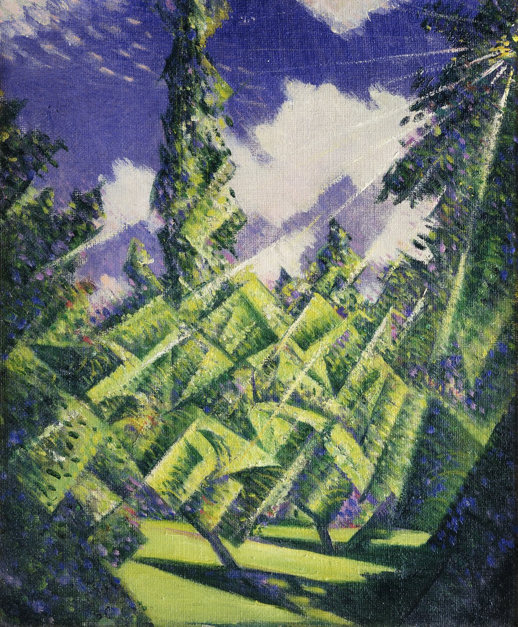 Neljä vuodenaikaa: Kesä, noin 1919 tekijältä Christopher Richard Wynne Nevinson