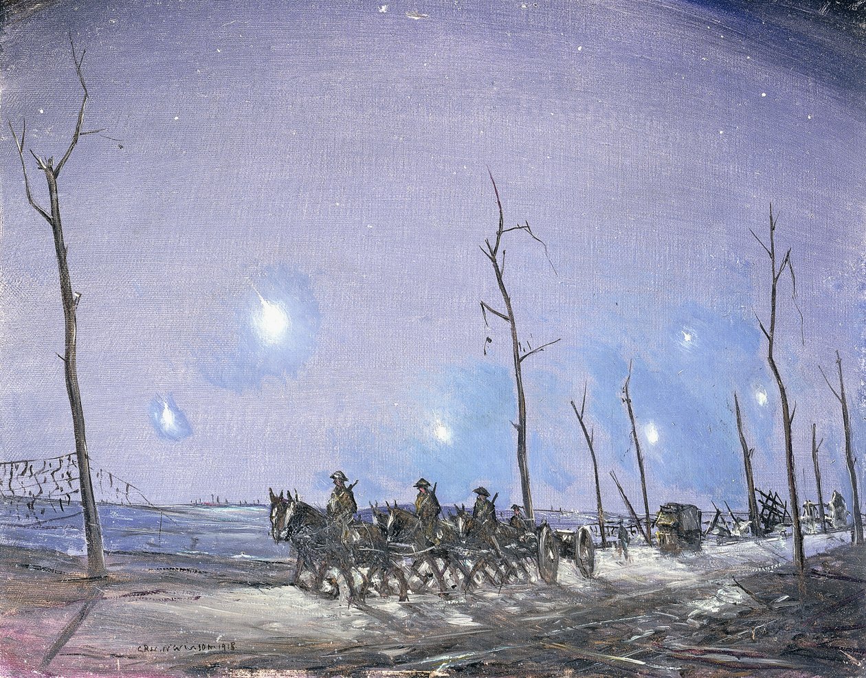 Verey Lights, 1918 tekijältä Christopher Richard Wynne Nevinson
