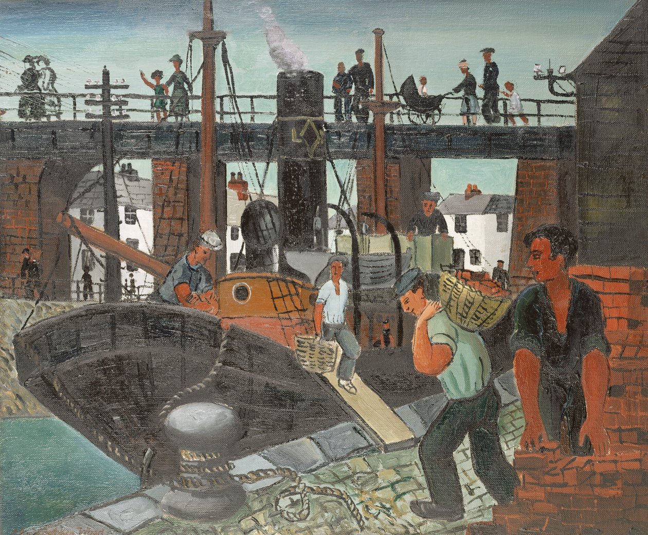 Ladataan veneitä, St. Ives tekijältä Christopher Wood