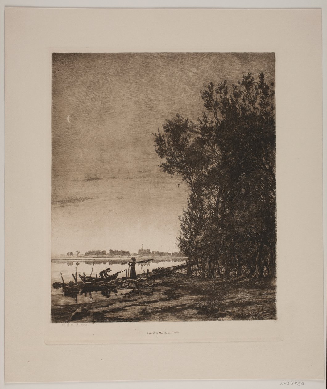 Puut järven rannalla tekijältä Cilius Johannes Konrad Andersen