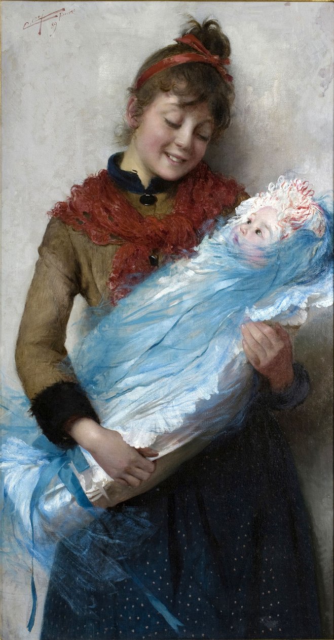 Primo amore Ensimmäinen rakkaus, 1889. tekijältä Cipriano Cei