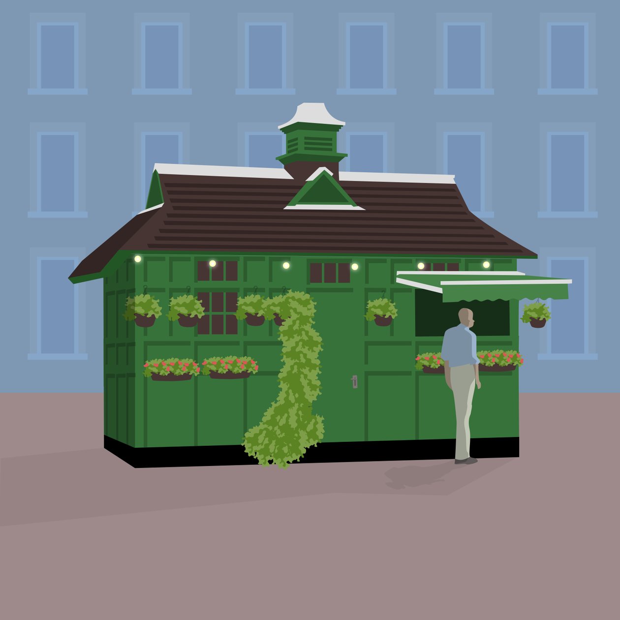 Hackney Carriage Hut, Russell Square tekijältä Claire Huntley