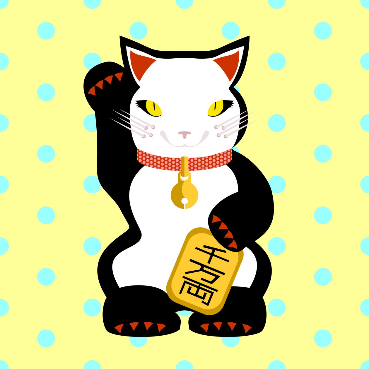 bead neko onnekas kissa tekijältä Claire Huntley
