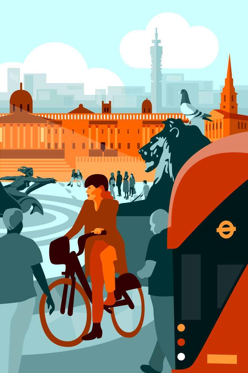 Trafalgar Square, Lontoo tekijältä Claire Huntley
