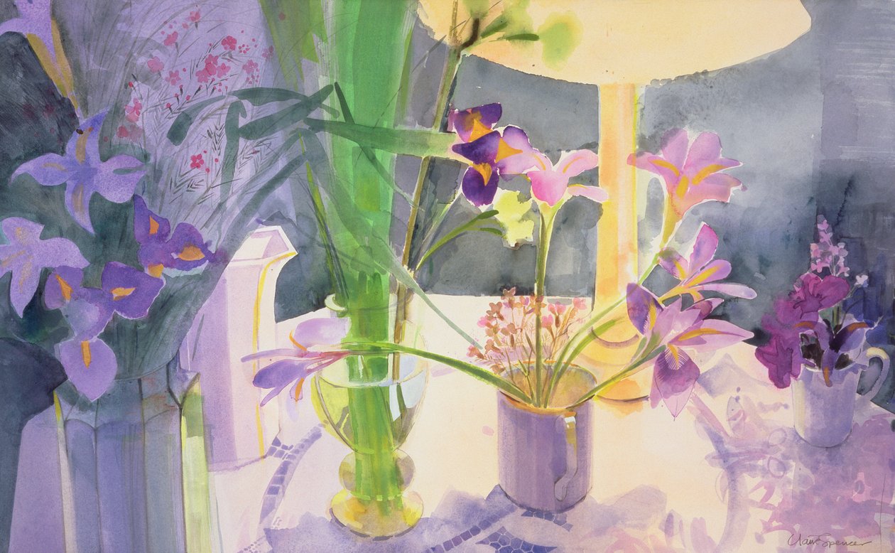Winter Iris (wc paperilla) tekijältä Claire Spencer