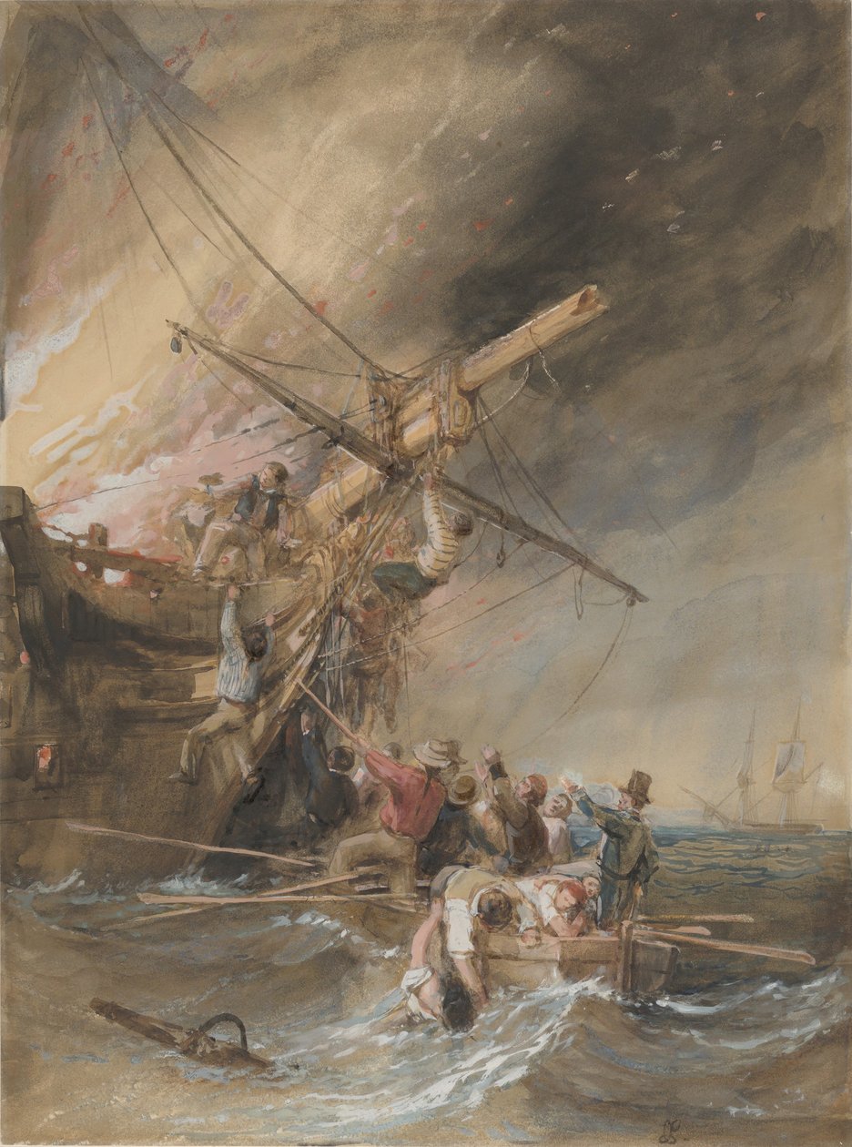 Tuli merellä, 1820-46. tekijältä Clarkson Stanfield