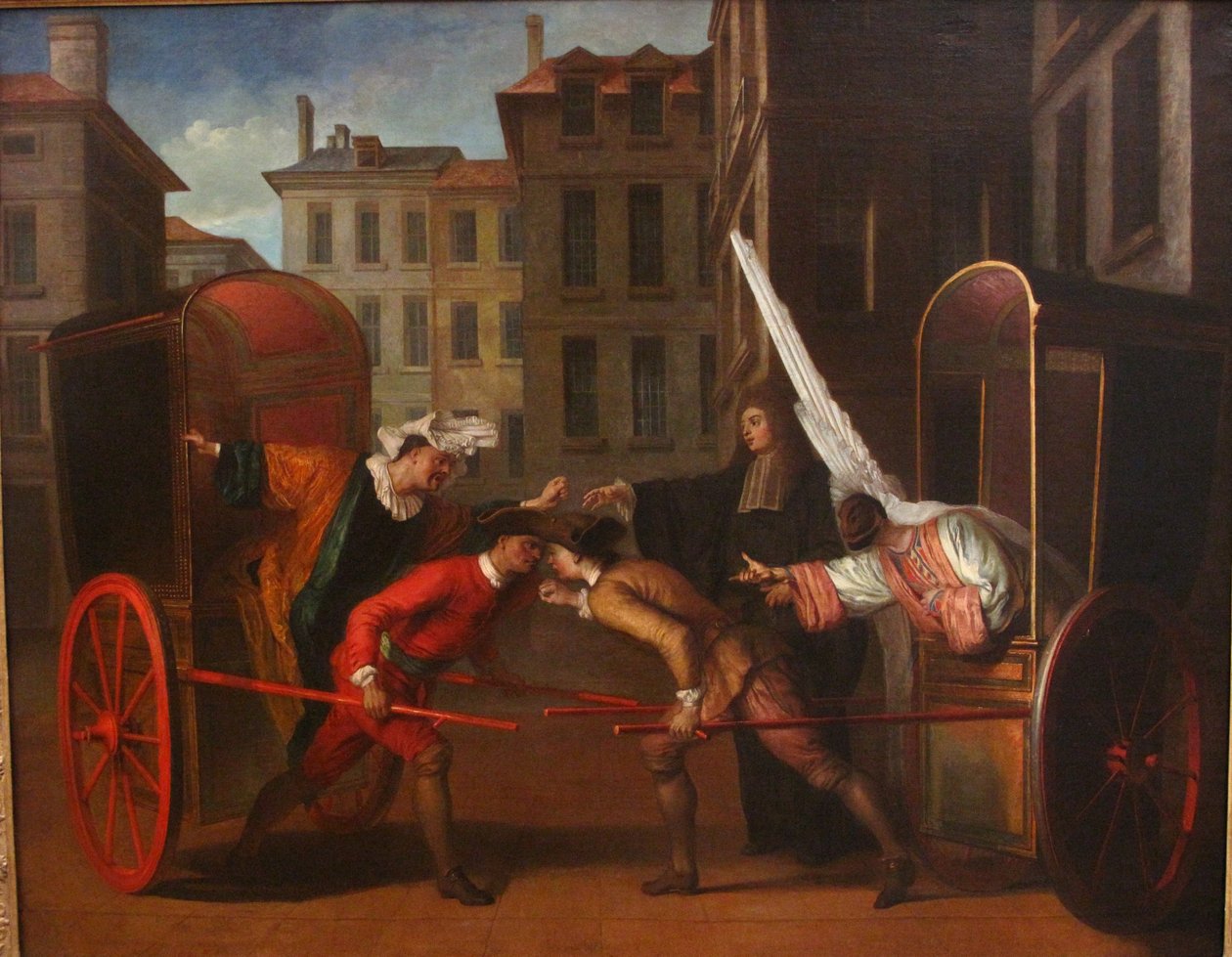 Les deux carrosses tekijältä Claude Gillot