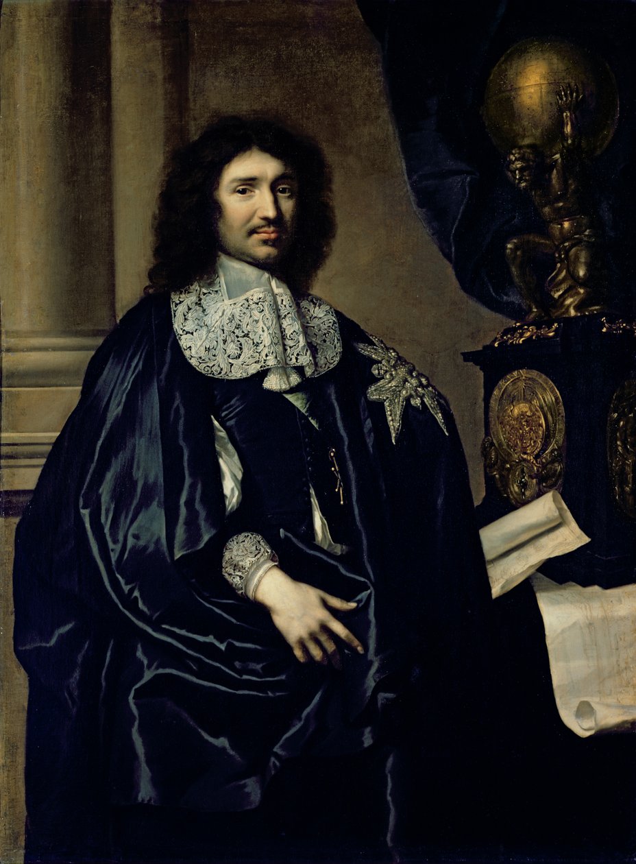 Muotokuva Jean-Baptiste Colbert de Torcysta (1619-83) 1666 tekijältä Claude Lefebvre
