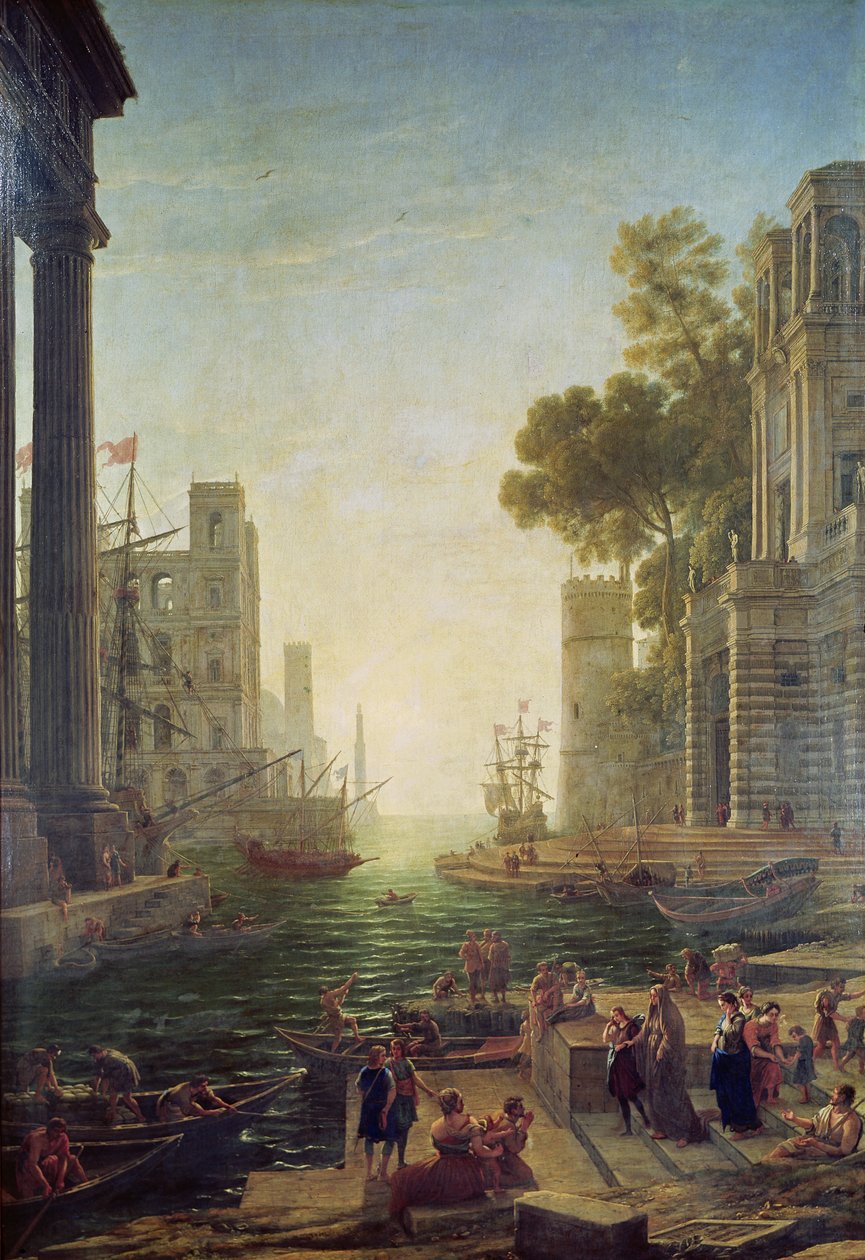 Pyhän Paavalin maihinnousu Ostiassa tekijältä Claude Lorrain