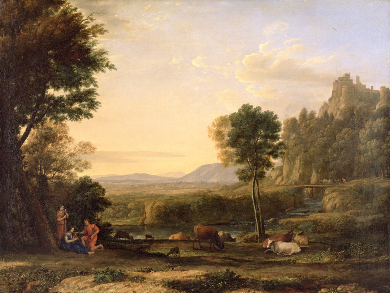 Pastoraalimaisema, 1645 tekijältä Claude Lorrain
