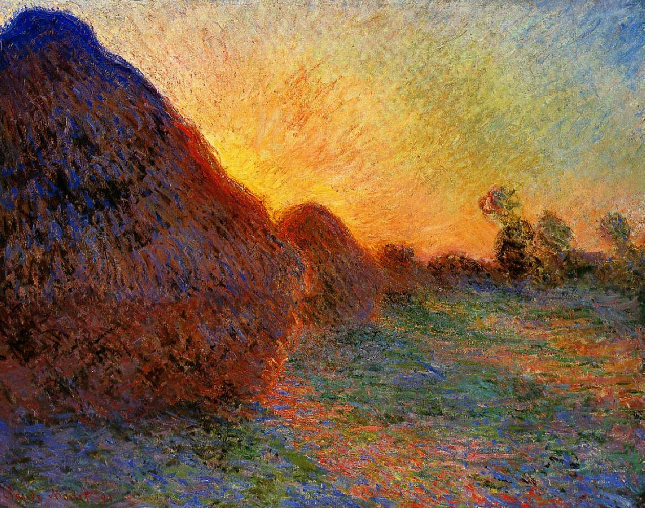 Meulesn tekijältä Claude Monet