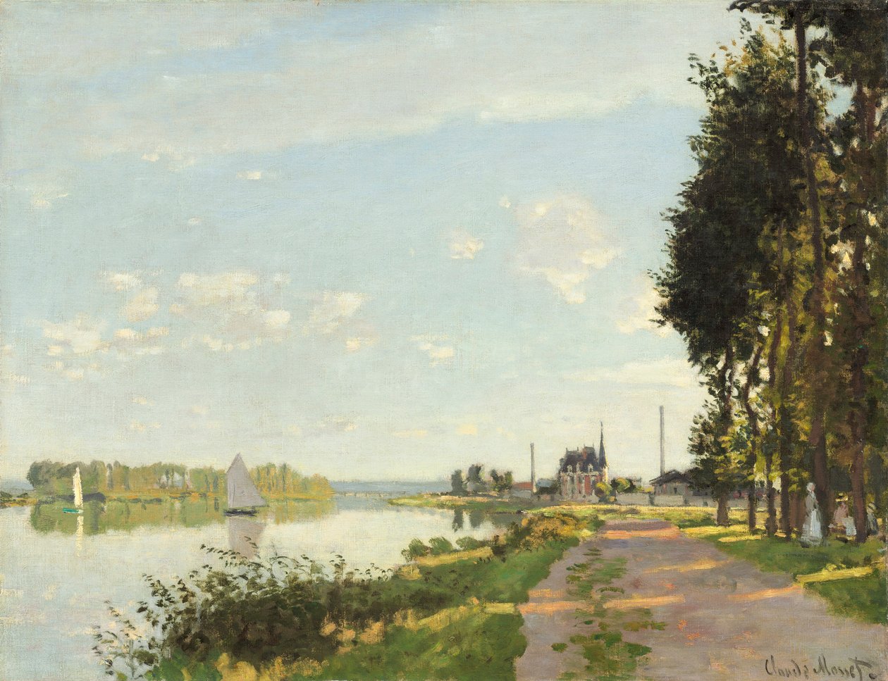 Argenteuil, n. 1872 tekijältä Claude Monet