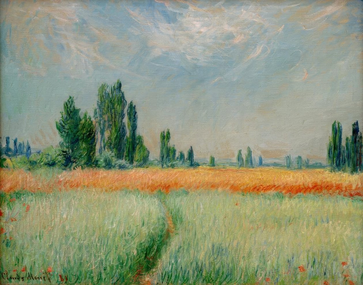 Champ de blé tekijältä Claude Monet