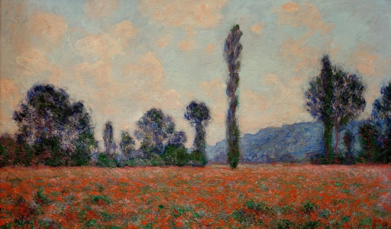Champ des Coquelicots (Mohnfeld) tekijältä Claude Monet