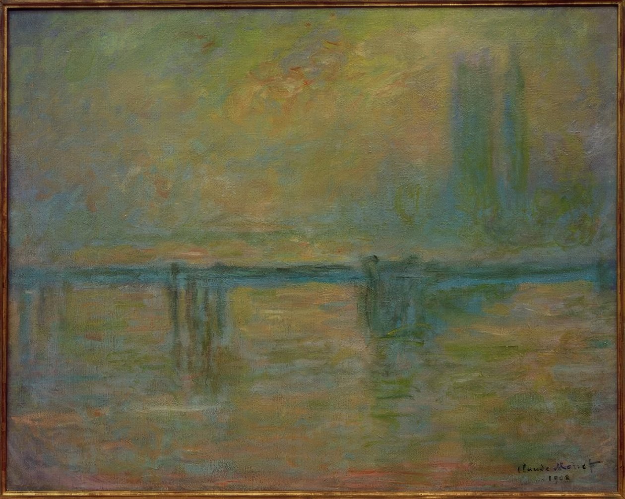 Charing Cross Bridge, brouillard tekijältä Claude Monet