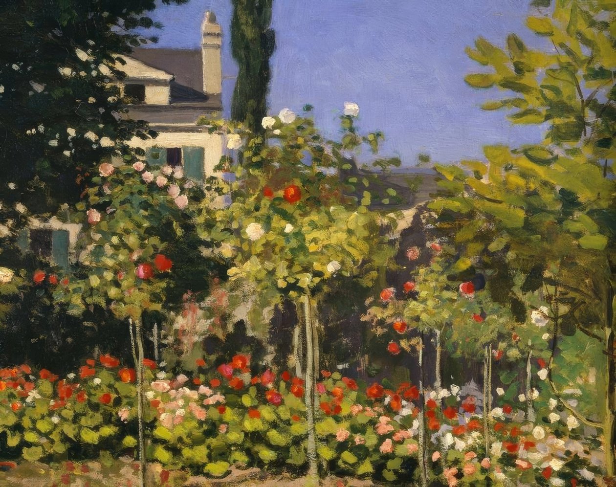 Jardin en fleurs tekijältä Claude Monet