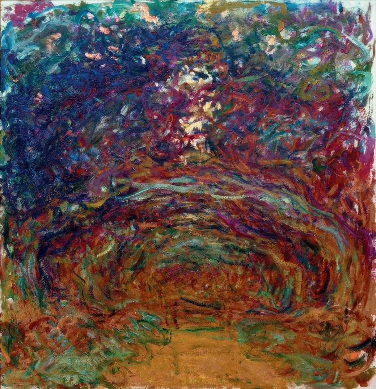 L’Allée des Rosiers (Die Rosenallee) tekijältä Claude Monet