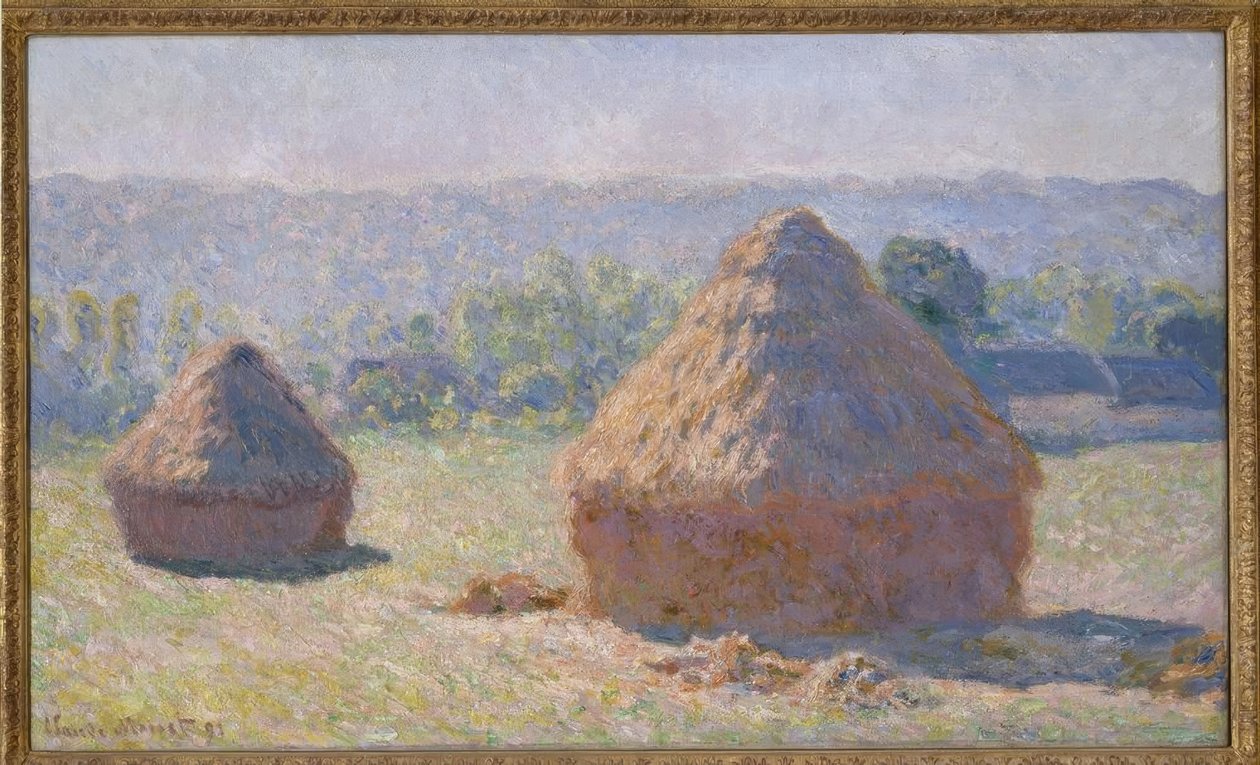 Le meules, fin d’été tekijältä Claude Monet