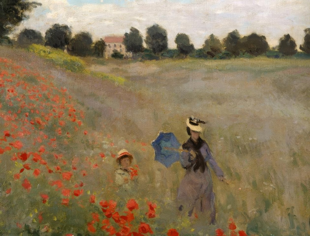 Les Coquelicots à Argenteuil tekijältä Claude Monet