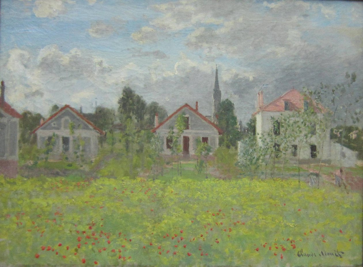 Maisons à Argenteuil tekijältä Claude Monet