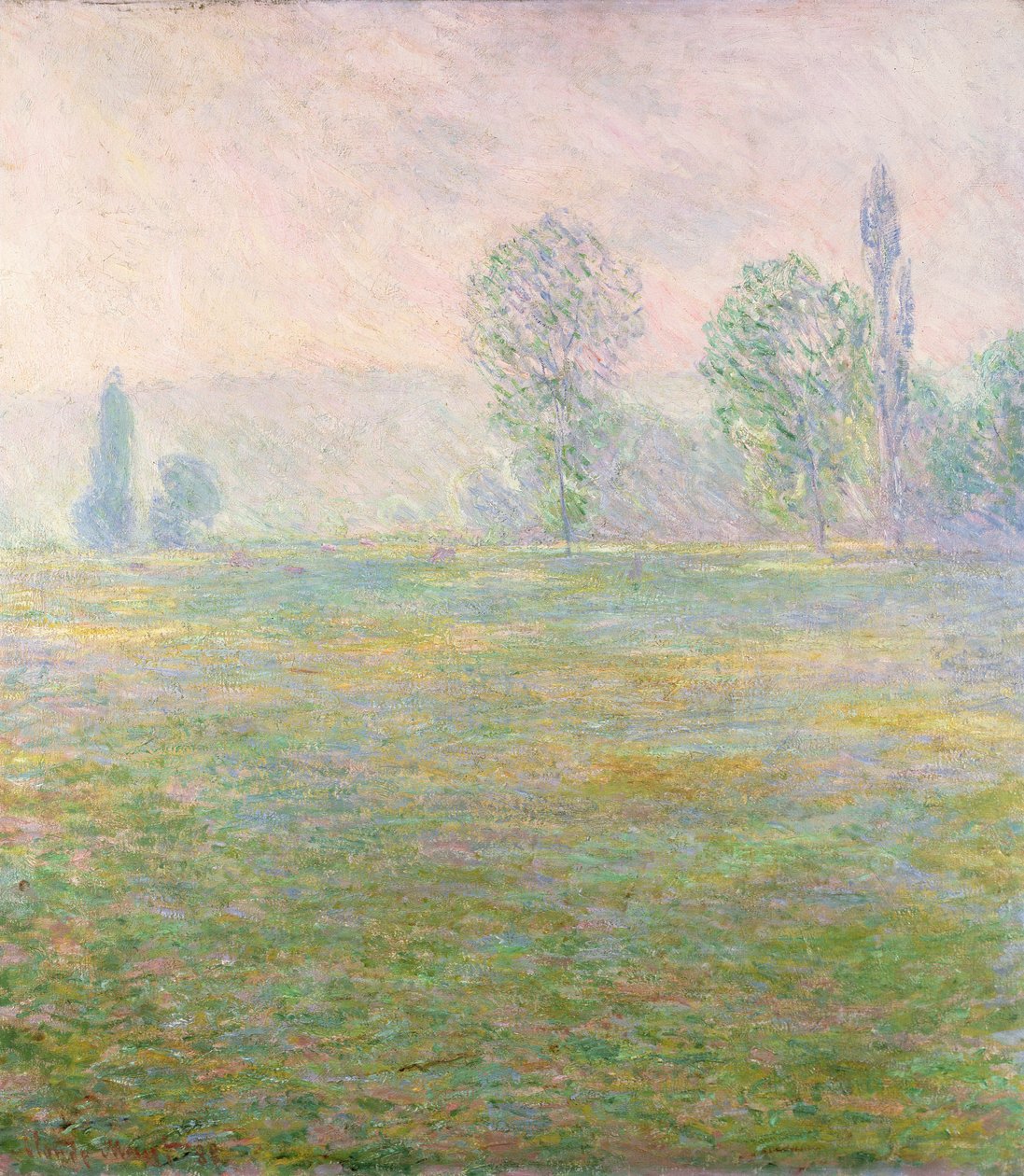 Meadows Givernyssä, 1888 tekijältä Claude Monet