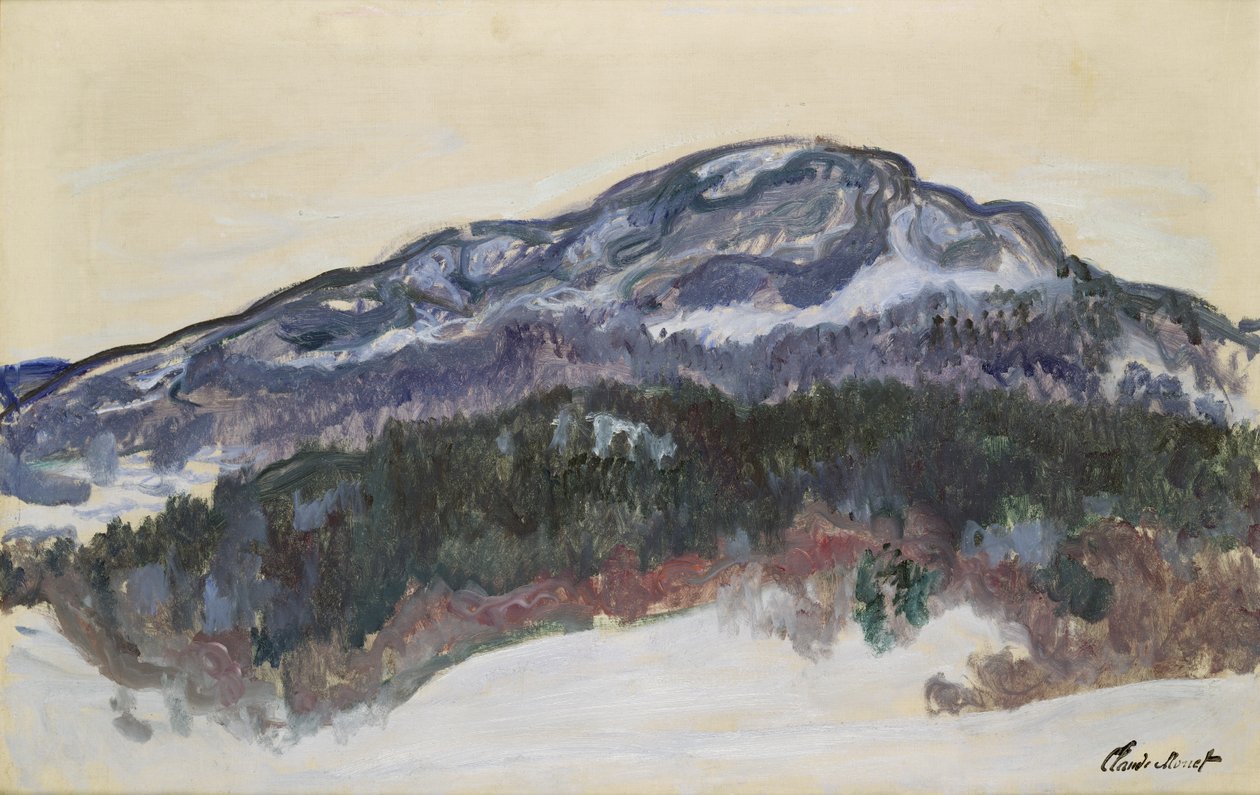 Mount Kolsaas, Norja, 1895 tekijältä Claude Monet