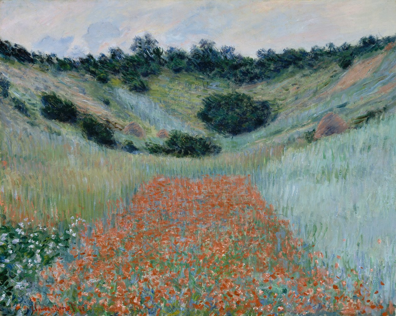Unikonkenttä ontossa lähellä Givernyä tekijältä Claude Monet