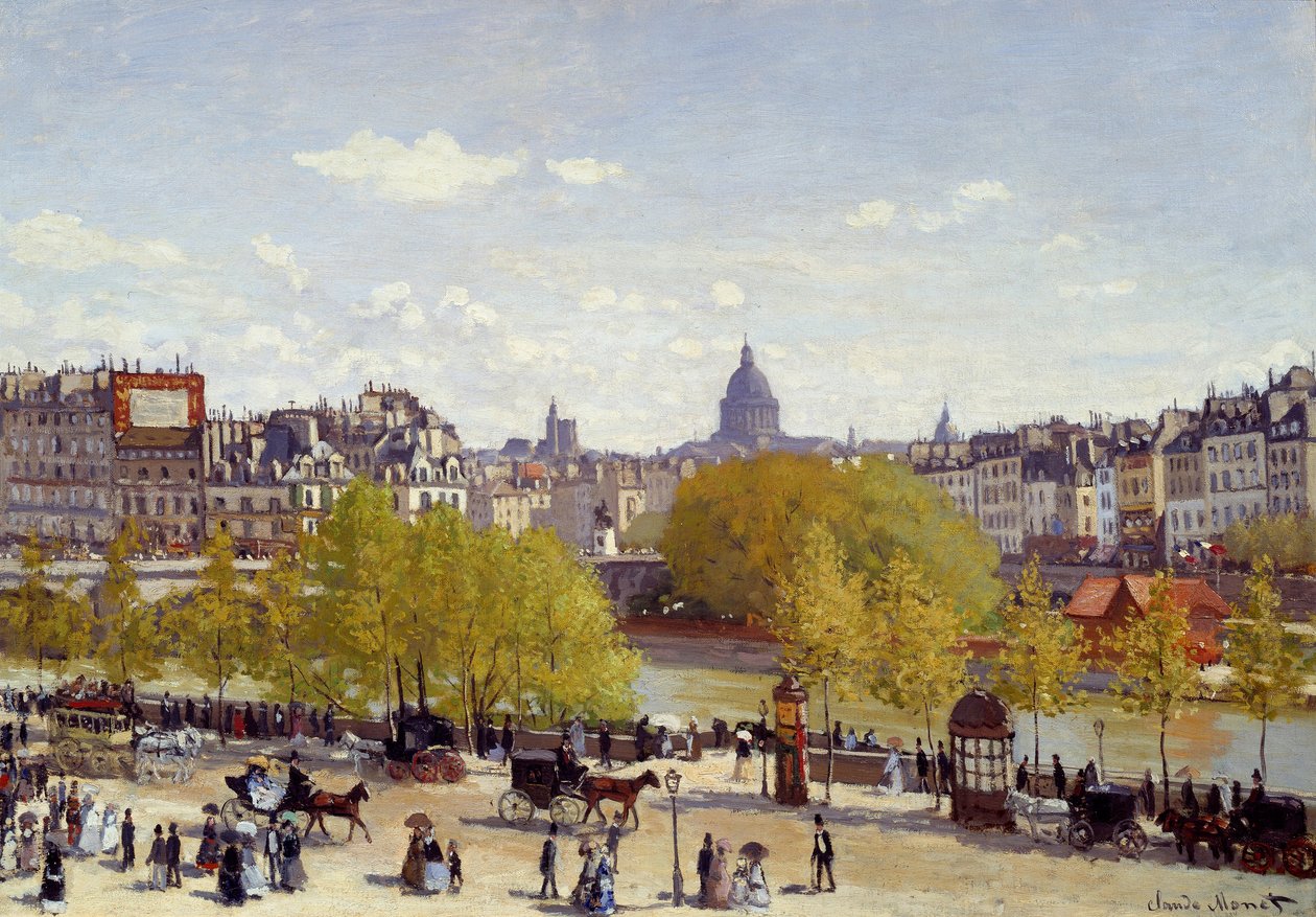 Quai du Louvre tekijältä Claude Monet