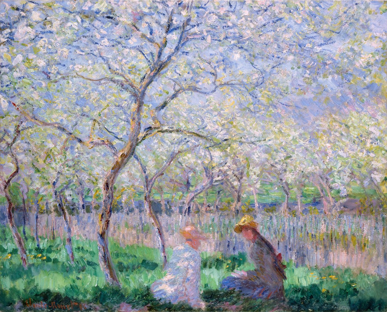 Kevät, 1886 tekijältä Claude Monet