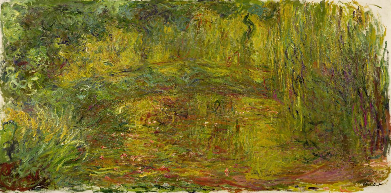 Japanilainen silta, 1918 tekijältä Claude Monet