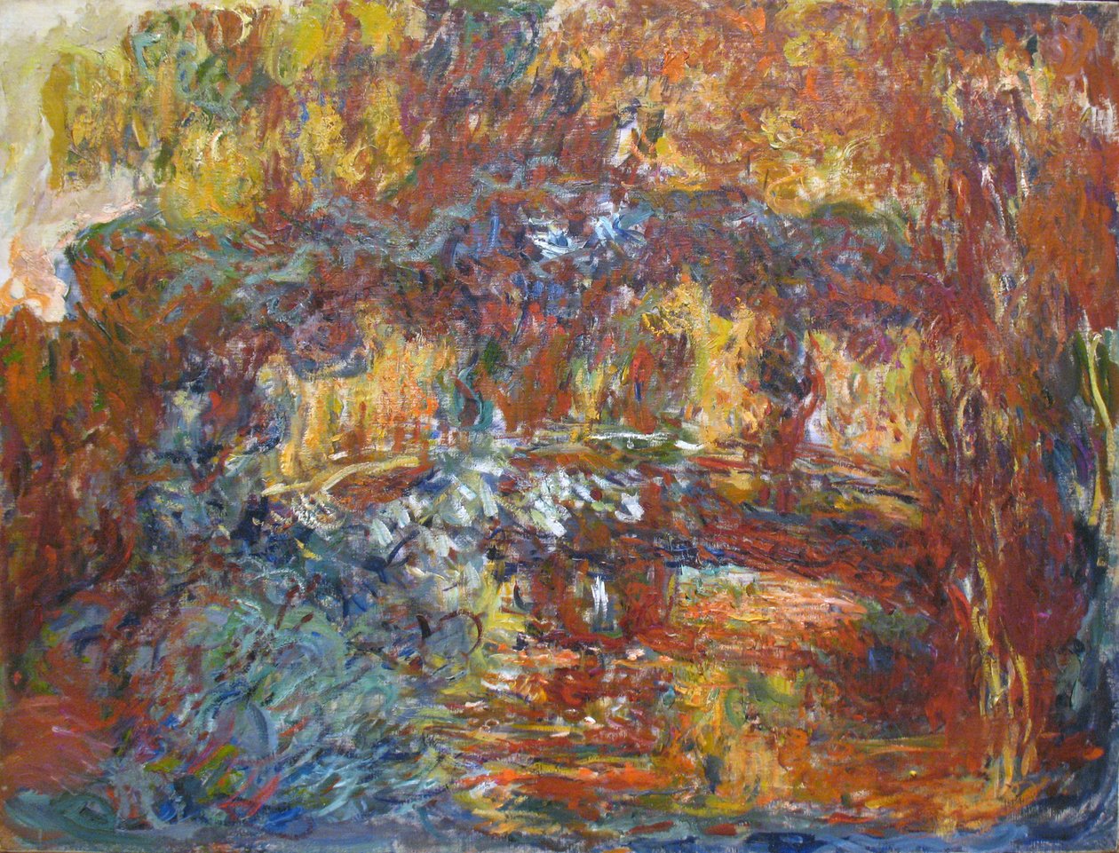 Japanilainen kävelysilta - Die Japanische Fußbrücke tekijältä Claude Monet