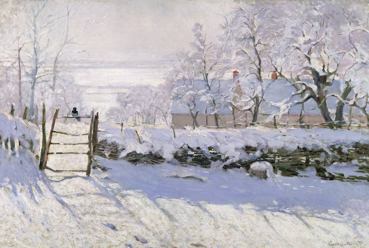 La Pie tekijältä Claude Monet