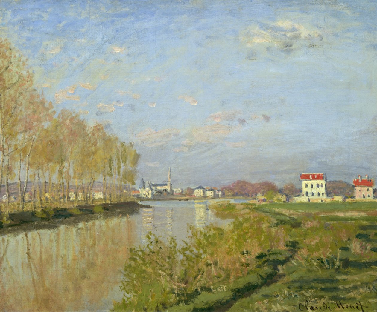 Seine Argenteuilissa, 1873 tekijältä Claude Monet