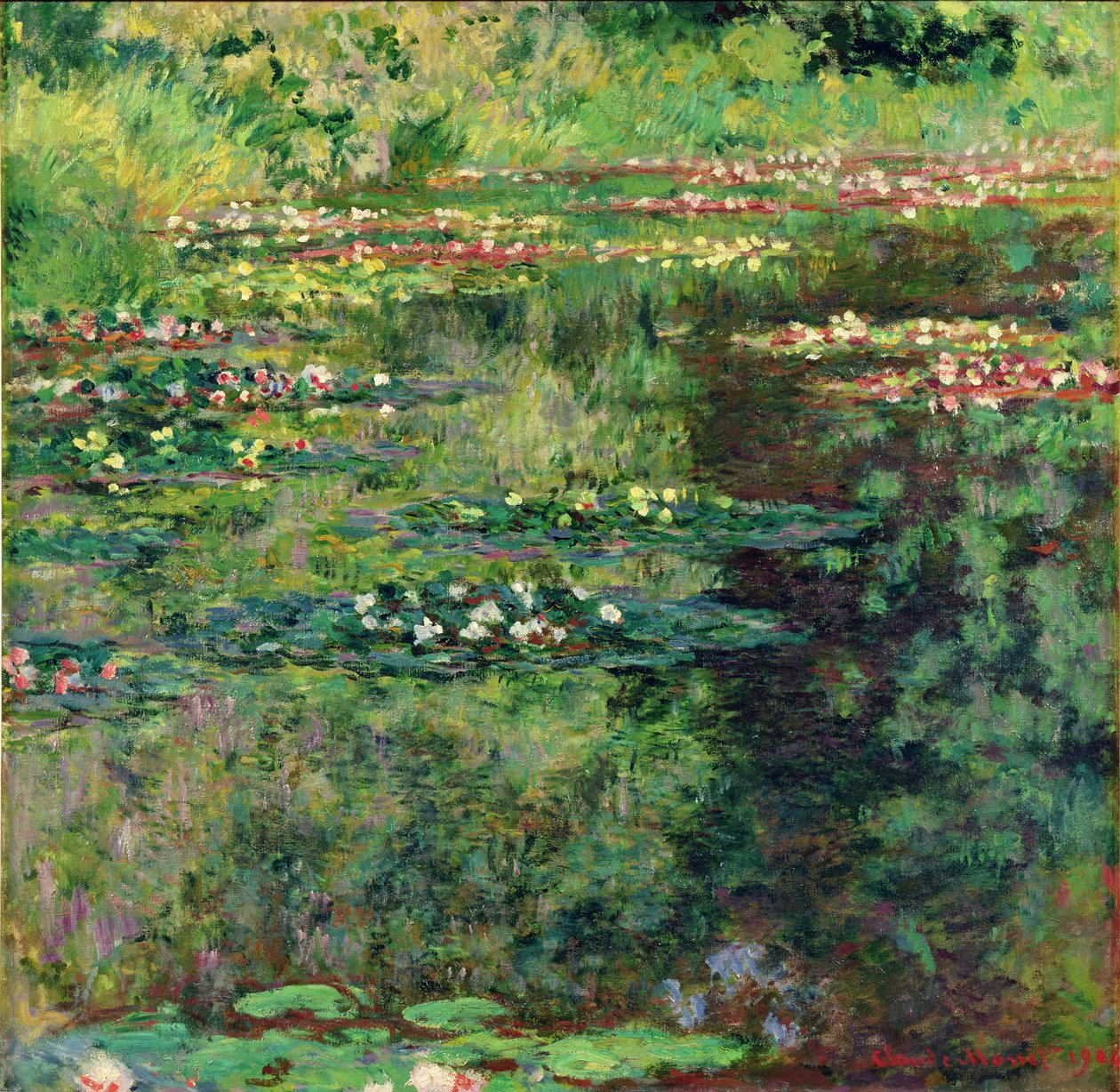 Waterlily Pond, 1904 tekijältä Claude Monet