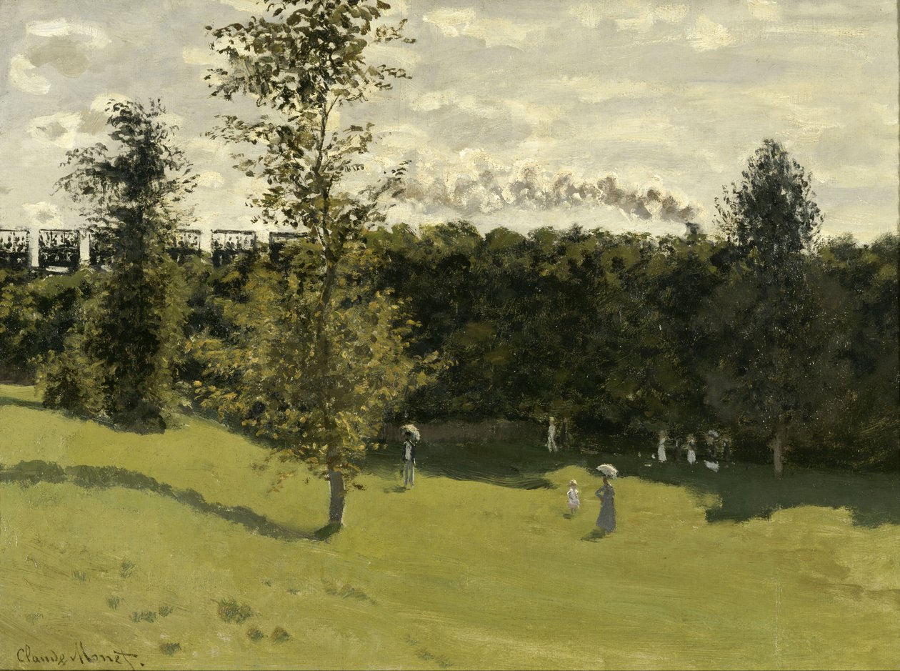 Juna maaseudulla tekijältä Claude Monet
