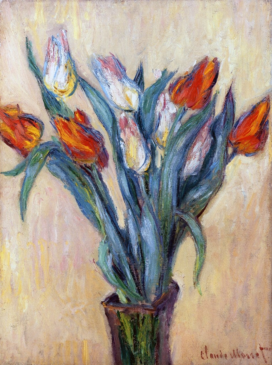 Tulppaanit, 1885 tekijältä Claude Monet