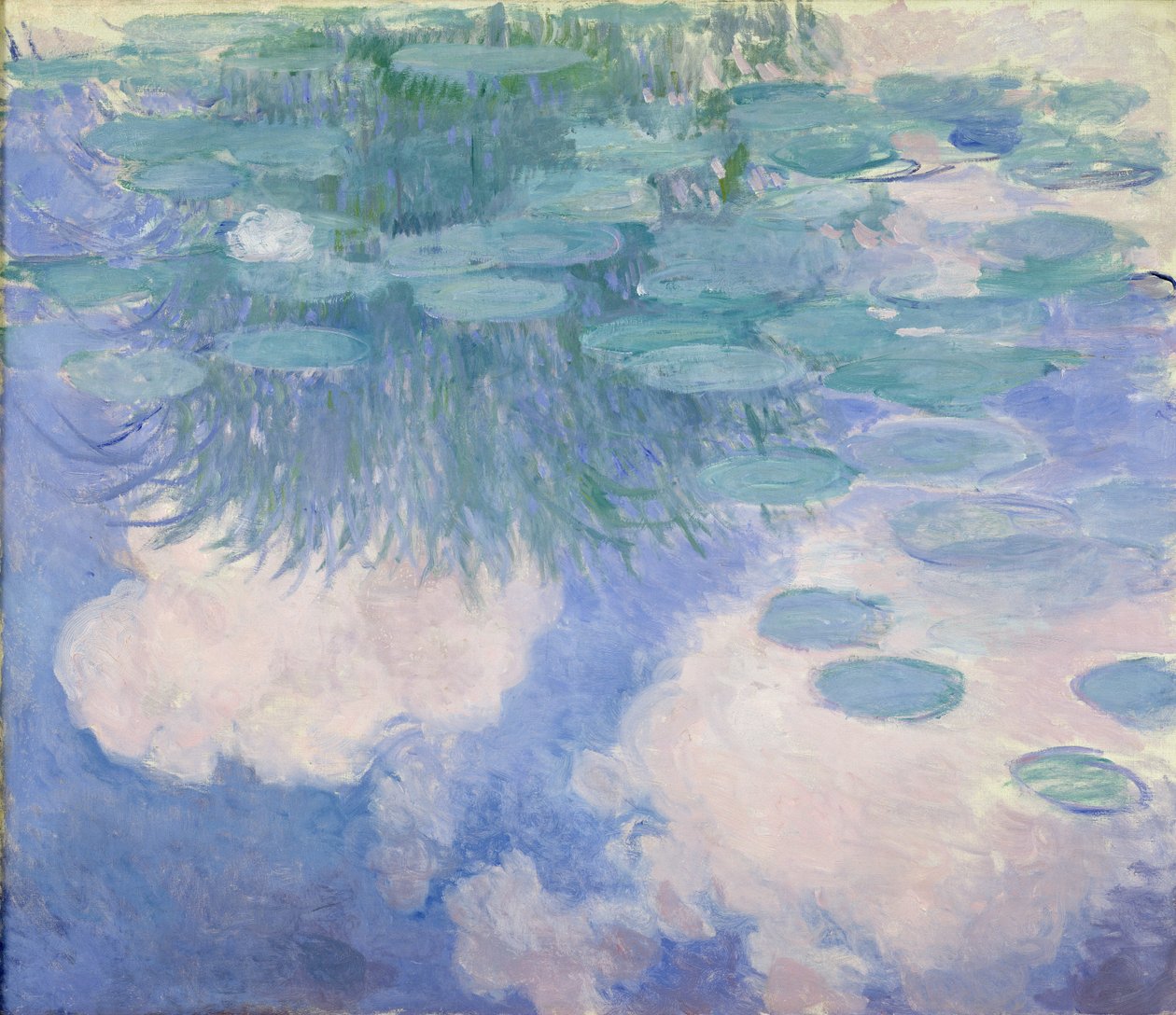 Lummet, 1914-1917 (katso yksityiskohta 382337) tekijältä Claude Monet